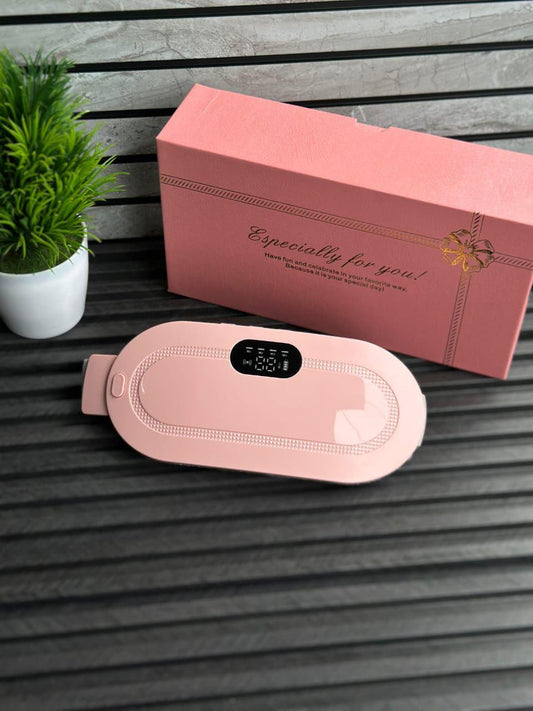 Portable Period Pain Relief Massager – Heating & Vibration Therapy Device for Women